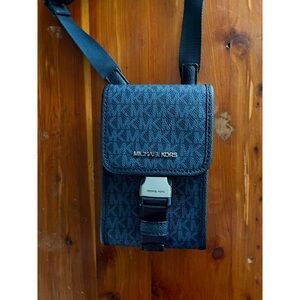 Michael Kors Navy Messenger Bag